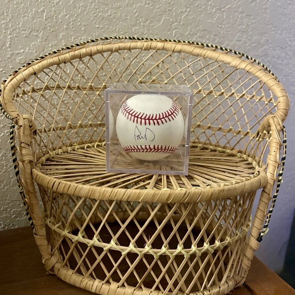 Ian Desmond Autographed Baseball in Display Case